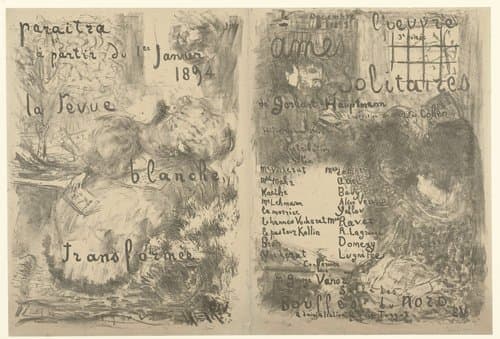 La revue blanche transformée Ames solitaires