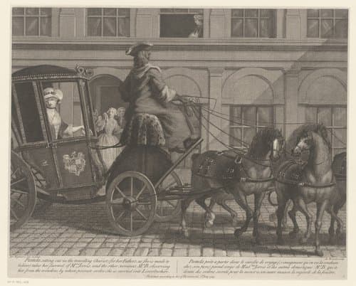 Pamela vertrekt in een koets naar Lincolnshire