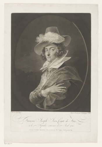 Portret van Josef Graf von Fries