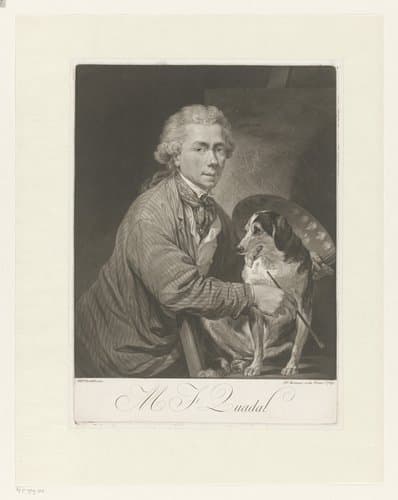 Portret van Martin Ferdinand Quadal