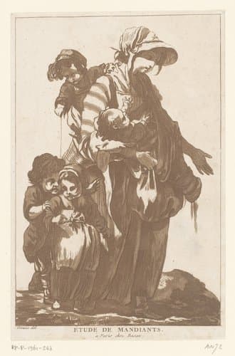 Étude de mandiants.