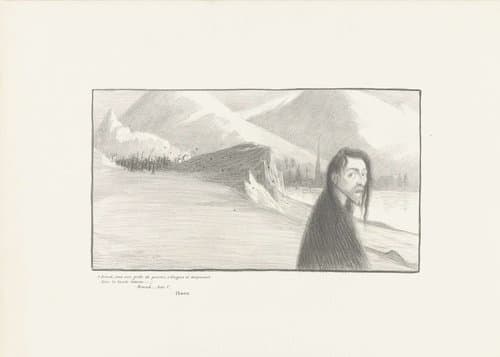 Hoofdpersonage Brand uit gelijknamig toneelstuk van Hendrik Ibsen wordt door bewoners gestenigd en uit dorp gejaagd