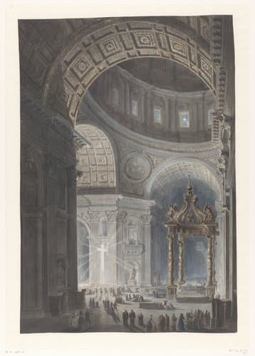 Illumination of the Holy Cross in St. Peter's