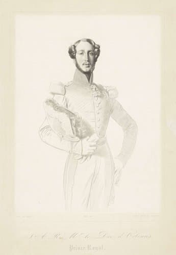 Portret van Ferdinand Filips van Orléans