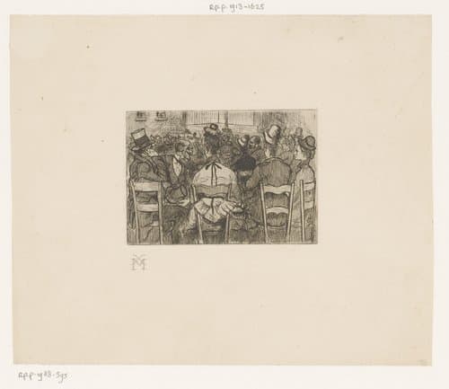 Publiek bij een concert, op de rug gezien