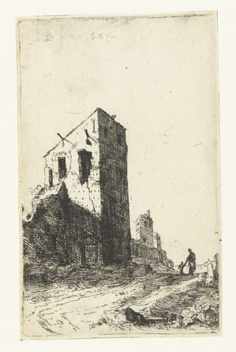 Verscheijden Vervallen gebouwe Soo binnen als buyten Romen