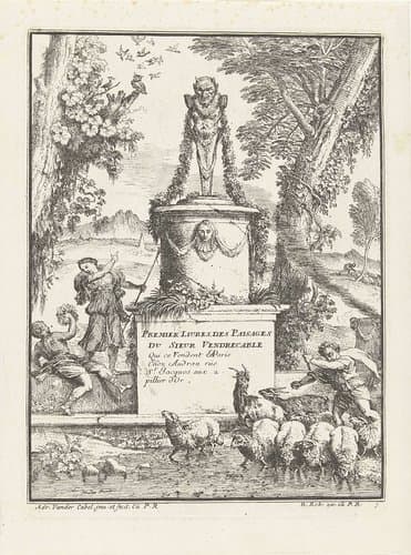 Landschappen met schaapsherders