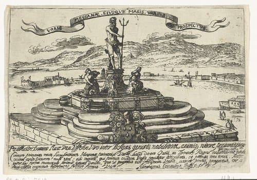 Gezichten van de haven van Messina