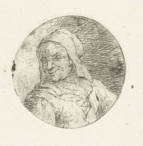 Buste van een onbekende vrouw