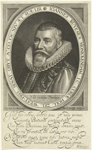 Ioannes Buyesius Monickendam (...) aet suae LIII