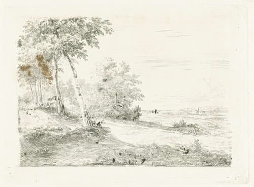 Landschap met een schaapherder