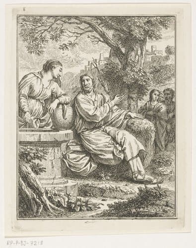 Christus in gesprek met de Samaritaanse vrouw