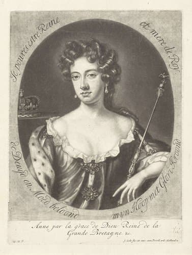 Anna par la grace de Dieu Reine de la Grande-Bretagne