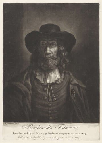 Portret van een oude man, mogelijk Harmen Gerritsz van Rijn