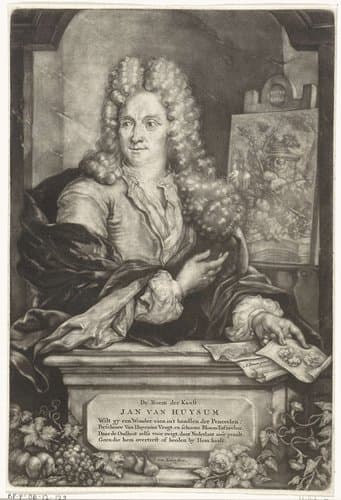 Portret van Jan van Huysum