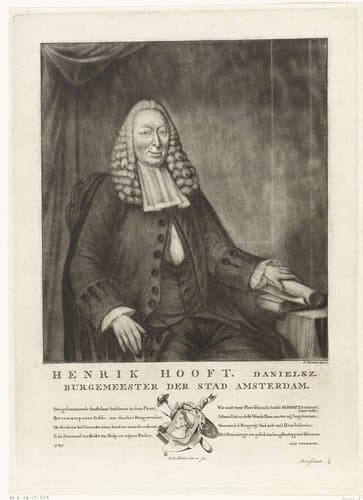 Portret van Hendrik Danielsz. Hooft