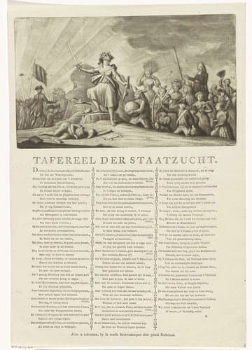 Allegorie op de Staatzucht, 1786