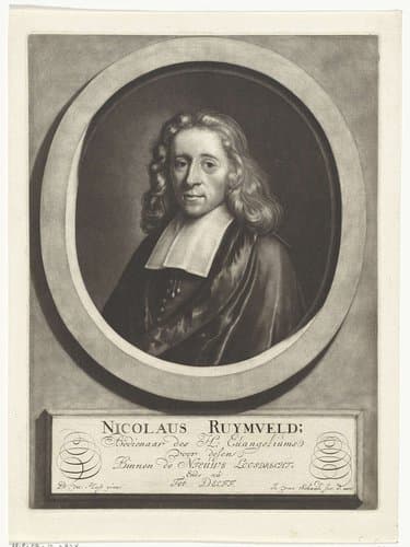 Portret van de predikant Nicolaus Ruymvelt