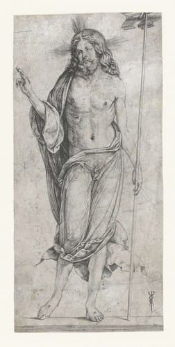 Staande Christus als Salvator Mundi