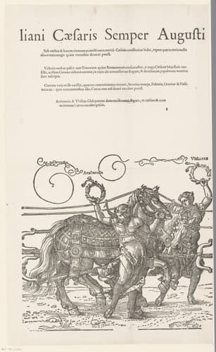 Kopieën naar Dürers Triomfwagen voor keizer Maximiliaan I