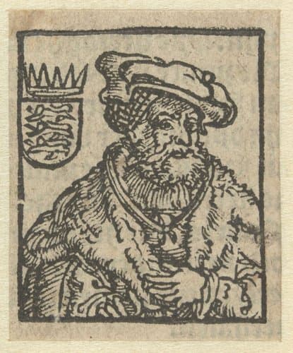 Portret van Christiaan II van Denemarken