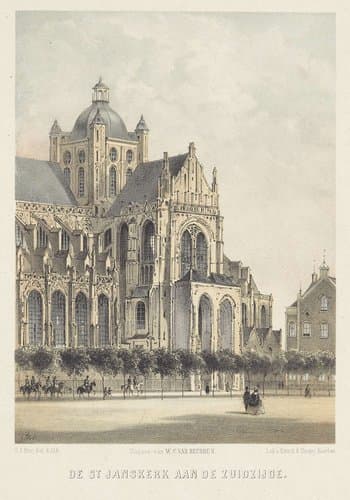 De St. Janskerk aan de zuidzijde