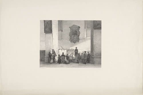 Kinderen krijgen catechese in de kerk