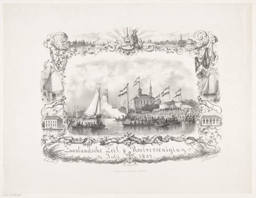 Zaanlandsche Zeil & Roeivereenigin, 24 Julij 1852