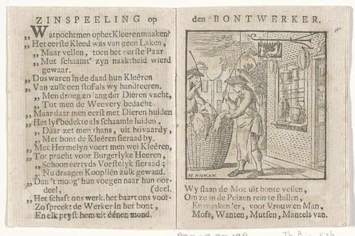 Zinspeeling op den bontwerker