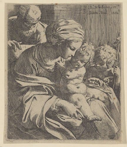 Heilige Familie met Johannes de Doper