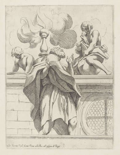 Koepeldecoraties door Correggio in de S. Giovanni Evangelista in Parma