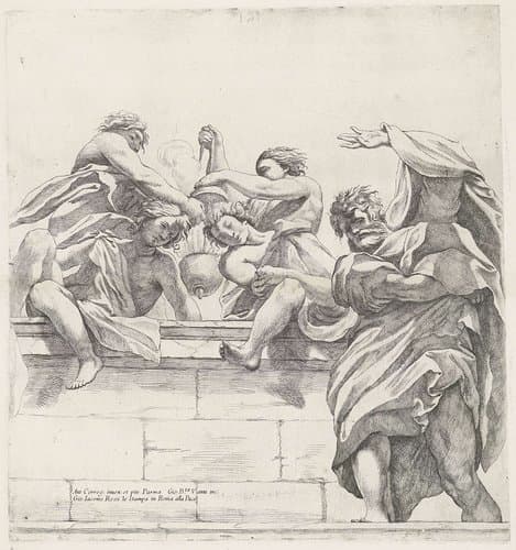 Koepeldecoraties door Correggio in de S. Giovanni Evangelista in Parma