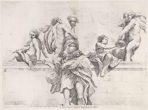 Koepeldecoraties door Correggio in de S. Giovanni Evangelista in Parma