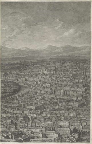 Prospetto d. alma città di Rom (...)