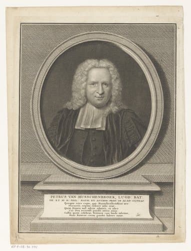 Portret van Petrus van Musschenbroek