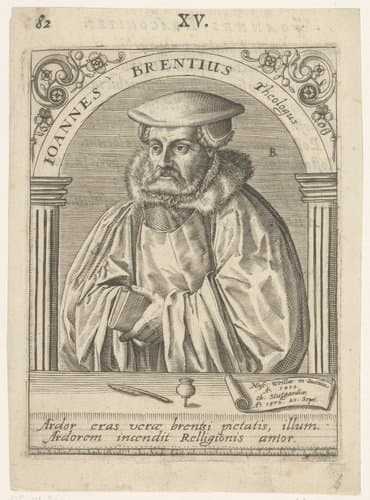 Portret van Johannes Brenz
