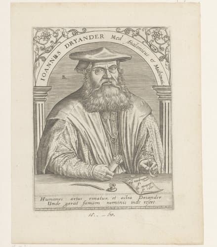 Portret van Johann Dryander