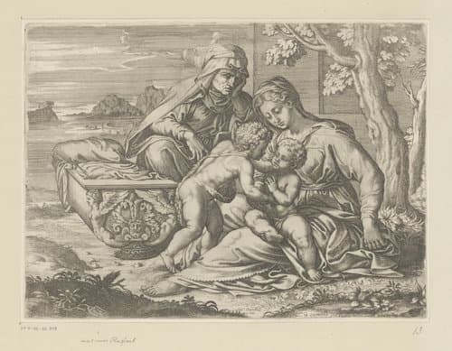 Maria en Kind met H. Anna