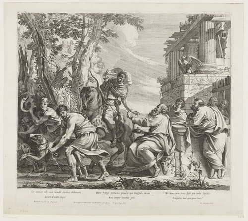 Johannes de Evangelist met zijn volgelingen