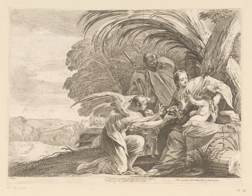 Rust tijdens de vlucht naar Egypte