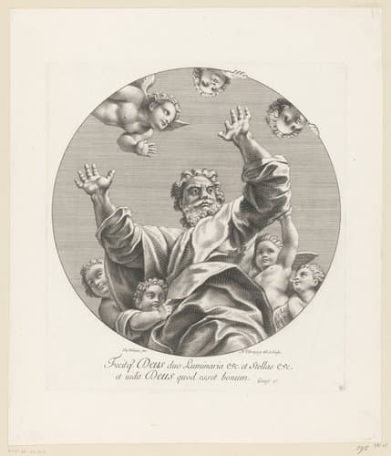 Serie naar schilderingen van Rafaël in de Chigi-kapel in Rome