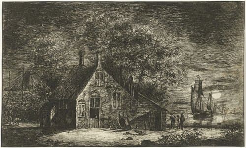 Boerderij aan een rivier