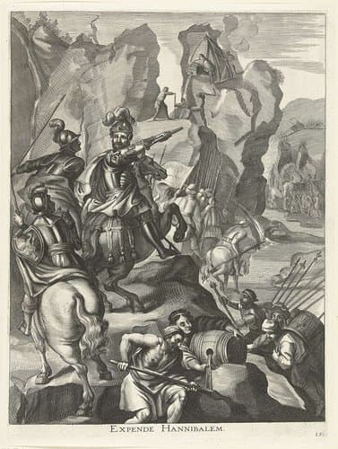 Hannibal steekt de Alpen over; intocht van Ferdinand te Gent in 1635