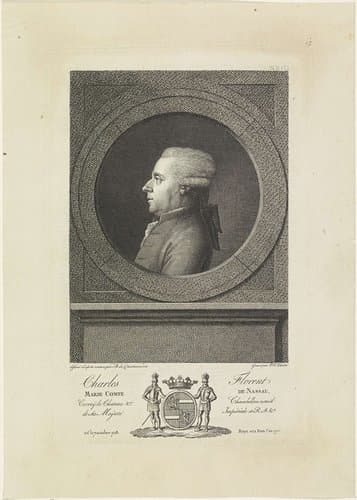 Portret van Charles Florent Marie van Nassau-Corroy