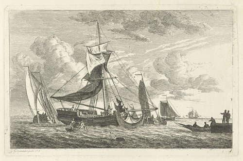 Diverse schepen op het water