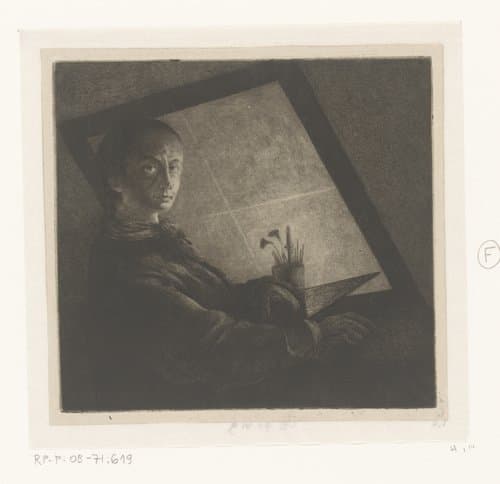 Portret van Jean Pierre Norblin de la Gourdaine