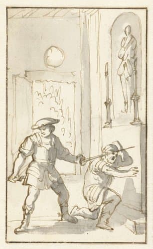 Ontwerpen voor het vijfde deel van Histoire de l'admirable Don Quixotte (...)