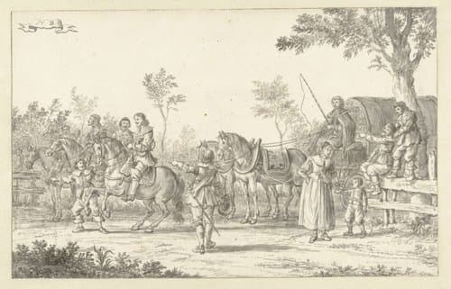 De intocht van Maria de' Medici te Amsterdam in 1638 (plaat 8)