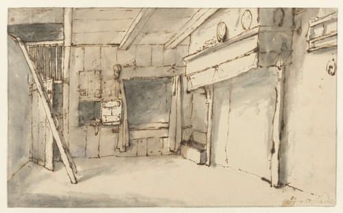 Empty Room with a Hearth