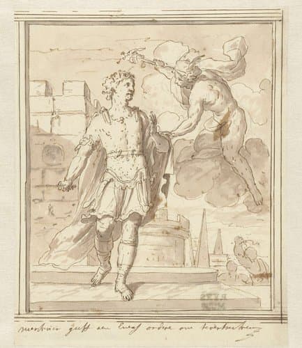 Mercurius beveelt Aeneas te vertrekken